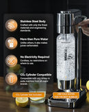 MOKKOM Sparkling Water Maker, Soda Streaming Machine with 1L PET Carbonating - Brand New