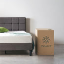 ZINUS 8 INCH GREEN TEA ACTIVFRESH MEMORY FOAM MATTRESS, FULL MATTRESS - WHITE - Like New
