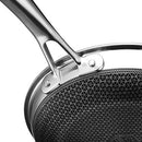 HEX8PAN Hexclad Hybrid Nonstick Frying Pan 8 Inch Stay-Cook Handle - Black - Like New