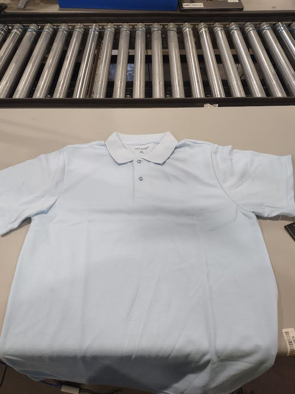POLO AVENUE POLO SHIRT COLOR LIGHT BLUE - SIZE: XL - LIGHT BLUE - Brand New