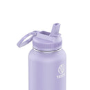 TAKEYA ACTIVES INSULATED STAINLESS STEEL WATER BOTTLE WITH STRAW 32OZ - LAVENDAR - Like New
