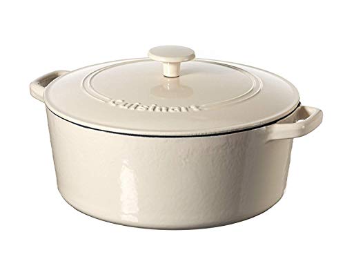 CUISINART CHEF'S CLASSIC Covered Casserole (CREAM, 7- Quart) - CREAM - Brand New