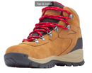 COLUMBIA NEWTON RIDGE AMPED WATERPROOF HIKING BOOTS- 10W - ELK/MOUNTAIN RED - Like New