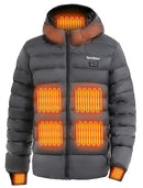 ORRNIKKO MENS HEATED JACKET - SIZE: MEN 2XL - GRAY - Like New