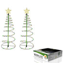 The Original MERRYLITE 2 Foot Multicolor or Warm White Solar LED Christmas Tree - Like New