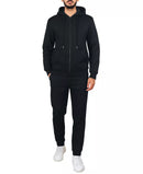 BLU ROCK NEW YORK HOODIE JOGGER SWEATPANTS 2-PIECE SET - SIZE: MEN M - BLACK - Brand New