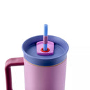 OWALA 40OZ STAINLESS STEEL STRAW TUMBLER - KICKFLIP - Like New