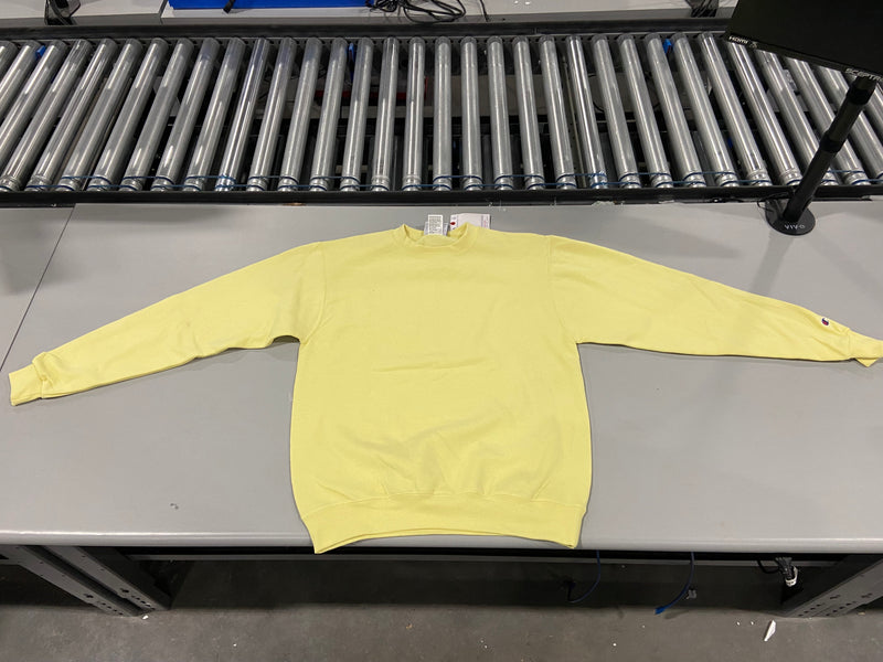 CHAMPION SWEATER, YELLOW, MEDIUM, 15763 - Scratch & Dent