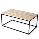 C-Hopetree Coffee Table Rectangle TV Stand Cocktail End Table Vintage - Brand New