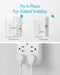 Anker Outlet Extender and USB Wall Charger, 6 Outlets, 2 USB Ports A9263 - White - Like New