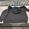 GENERIC HOODIE FULL ZIP JACKET WITH FRONT POUCH - SIZE: MEN 2XL - BLACK - Like New