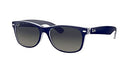 RAY-BAN RB2132 NEW WAYFARER GRADIENT SQUARE SUNGLASSES, 55MM, NON-POLARIZED - Like New