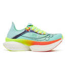 SAUCONY UNISEX ENDORPHIN ELITE 2 ROAD RUNNING SHOE - SIZE: 11.5 - SPLASH/FIRE - Like New