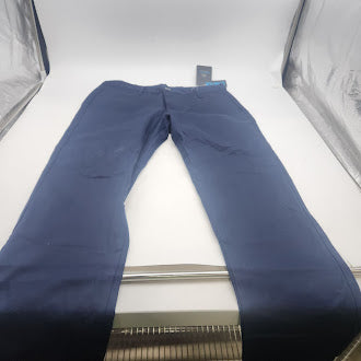 BLUE ICE PREMIUM CLOTHING 4-WAY STRETCH STRAIGHT LEG PANT - SIZE: 32 - NAVY - Brand New