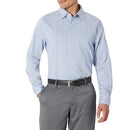 AMAZON ESSENTIALS MEN'S SLIM FIT WRINKLE RESISTANT STRETCH WHITE GRID CHECK XXL - Brand New