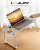 Leather Foldable Lap Desk Laptop SAIJI Bed Tray Table Portable B08X6SKRCJ - Brand New