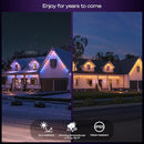 PHILIPS HUE FESTAVIA 90FT OUTDOOR STRING LIGHTS 48 DIMMABLE LIGHTS WHITE WIRE - Like New