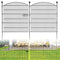 BILIBOMPA 10 PANEL DECORATIVE GARDEN FENCE WITH GATE SGDWWL-H5-03 - Like New