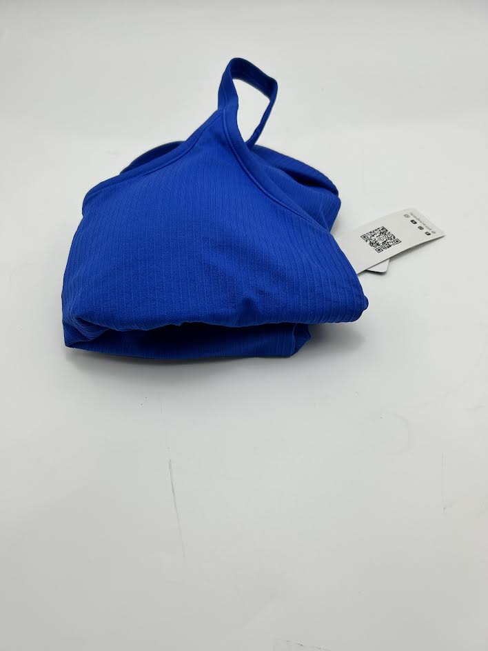 ATTRACO RIBBED RACERBACK TANK TOP - SIZE: XL - BLUE - Brand New