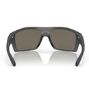 COSTA DEL MAR MENS DIEGO RECTANGULAR SUNGLASSES MATTE GREY/BLUE MIRRORED - Like New