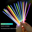 GLOW 100PCS FLUORESCENCE LIGHT GLOW PARTY STICKS - Like New