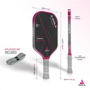 JOOLA TYSON MCGUFFIN MAGNUS 3 PICKLEBALL PADDLE ELONGATED MAGNUS3-14 - PINK - Like New