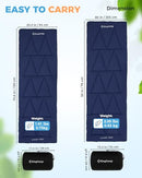 KINGCAMP COT SLEEPING MAT SOFT COMFORTABLE - SIZE: 75" X 25" NAVY BLUE - Like New