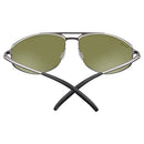 SERENGETI MENS MASTEN OVAL SUNGLASSES, 64 MILLIMETERS - MATTE GUNMETAL - Like New