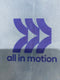 ALL IN MOTION 18" TEXTURED FOAM ROLLER - NAVY BLUE - Like New
