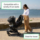 Summer Infant Ingenuity 3Dquickclose CS+ Compact Fold Stoller - Gray - Like New