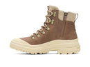 J007632 MERRELL WOMEN HARPER LACE ZIP WATERPROOF BOOT AU/UK W4.5 KHAKI SIZE 7 - Like New