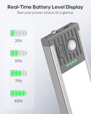 GOODEA 17.5" UNDER CABINET LIGHTING 4500MAH RECHARGEABLE LIGHT, 4 PACK - SILVER - Like New