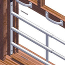 Prime-Line 3Bar Window Security Grill, Adjustable 23-1/2 to 38", B00E7PSRUY - Brand New
