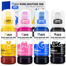 Printers Jack 4x100ml Sublimation Ink Auto Refill for Supertank Printers - Like New