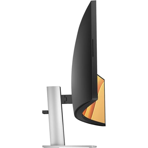HP E45C G5 45" CLASS DUAL QUAD HD DQHD CURVED SCREEN LED MONITOR - BLACK, SILVER - Like New