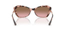 VOGUE EYEWEAR WOMENS CAT EYE SUNGLASSES, 56MM - ROSE HAVANA/PINK GRADIENT BROWN - Like New