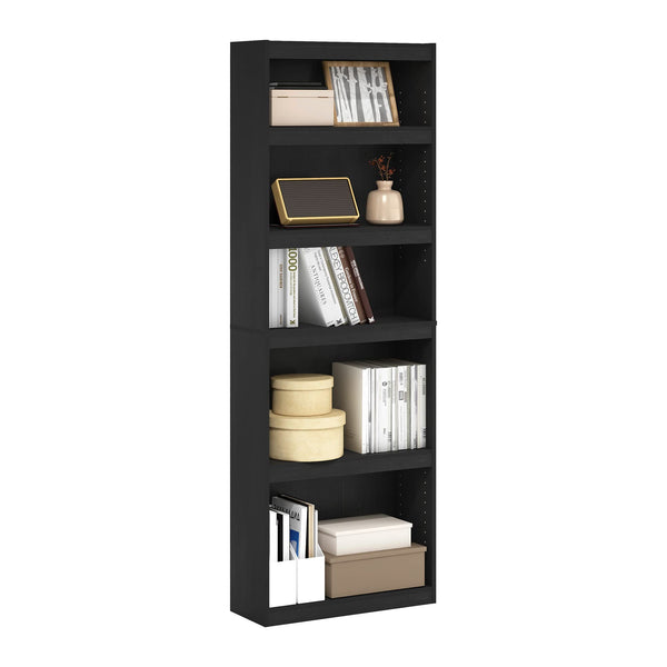 FURINNO JAYA ENHANCED HOME 5-TIER SHELF BOOKCASE - BLACKWOOD - Like New