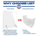 YUESUO Replacement for INTELLIMADE NO Cutout Sneeze Guard Panel - Clear - Brand New
