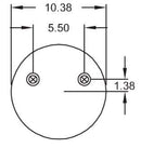 Torque 2 x Air Spring Bag Replacement for Hendrickson S20900, S21800 - Like New