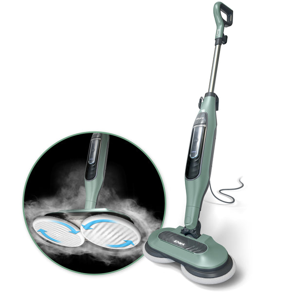 Shark All-in-One Scrubbing and Sanitizing Hard Floor Steam Mop S7000 - Green Like New