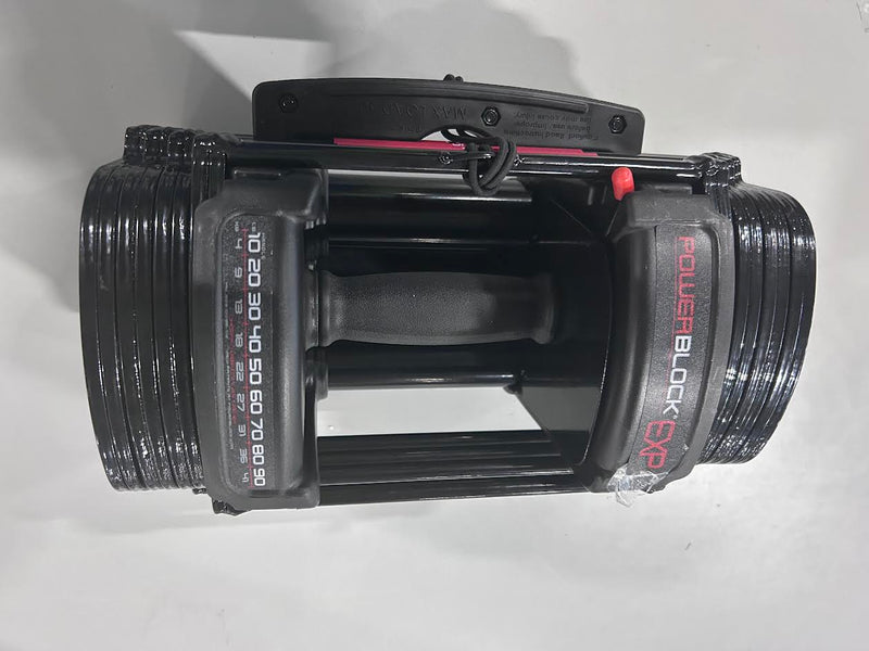 POWERBLOCK – SPORT EXP SET, 5-50 LB (ONE DUMBBELL). - BLACK - Like New