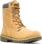 WOLVERINE WATERPROOF INSULATED 8" WORK BOOT - SIZE: MEN 10 (AU/UK M8) - GOLD - Brand New