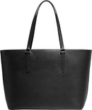 COLE HAAN WOMEN'S THE ELYSE LEATHER TOTE, CH BLACK GARNET - BLACK GARNET - Brand New