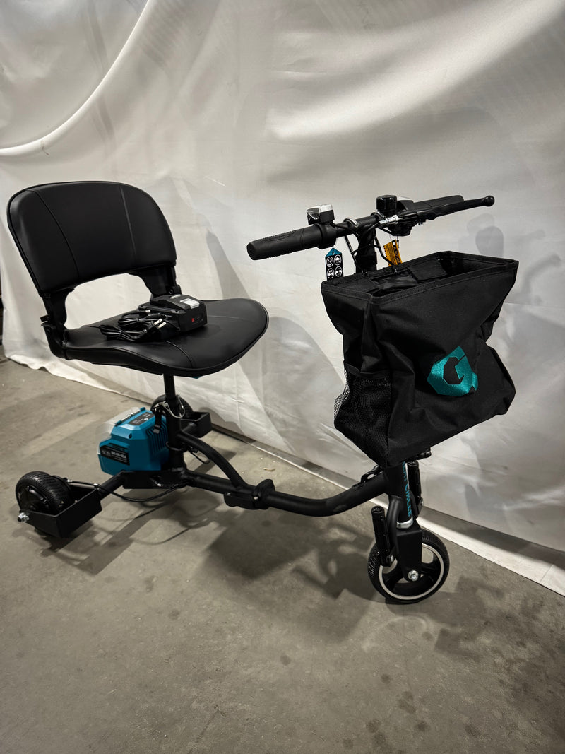 SuperHandy G Mobility Scooter W/ 1 Battery - Black/Blue - Like New