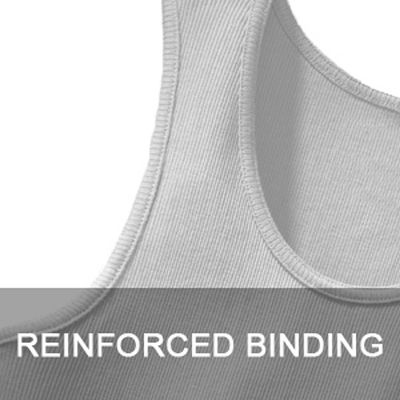 BLU ROCK MEN'S RIBBED CLASSIC TANK TOPS – 5 PACK - SIZE: MEN L - HEATHER GRAY - Brand New