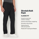 AMAZON ESSENTIALS MEN'S COMMUTER PANTS, CLASSIC FIT SIZE 38X34 - BLACK - Like New