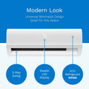 hOmeLabs Split Type Inverter Air Conditioner with Heat Function 12,000 BTU 230V - Like New