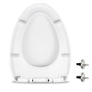 MUU Toileseat SLOW CLOSE WHITE HEAVY DUTY TOILET SPACE MUN220-PP - WHITE - Brand New