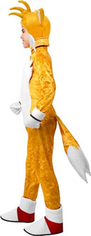 Rubie's Child Sonic Deluxe Tails Costume Youth 7/8 Yellow/White - Like New