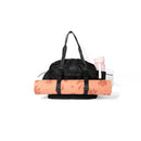 BLOGILATES GYM BAG NYLON & POLYESTER ZIPPER CLOSURE YOGA MAT HOLDER - BLACK - Brand New